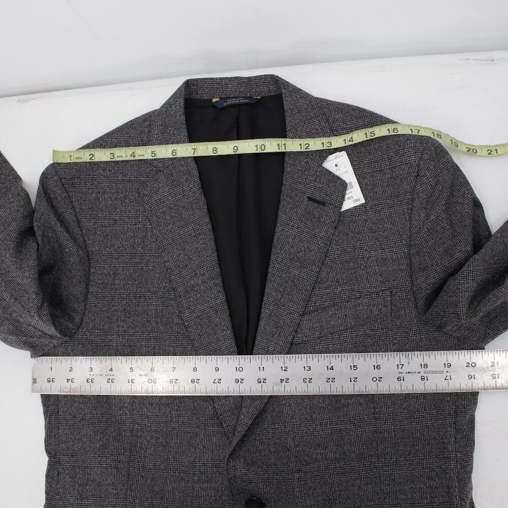 NWT Brooks Brothers Sport Coat Men's 41R Ethomas Regent 2 Button glen Plaid Wool